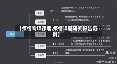 【疫情专项课题,疫情课题研究报告范例】-第2张图片